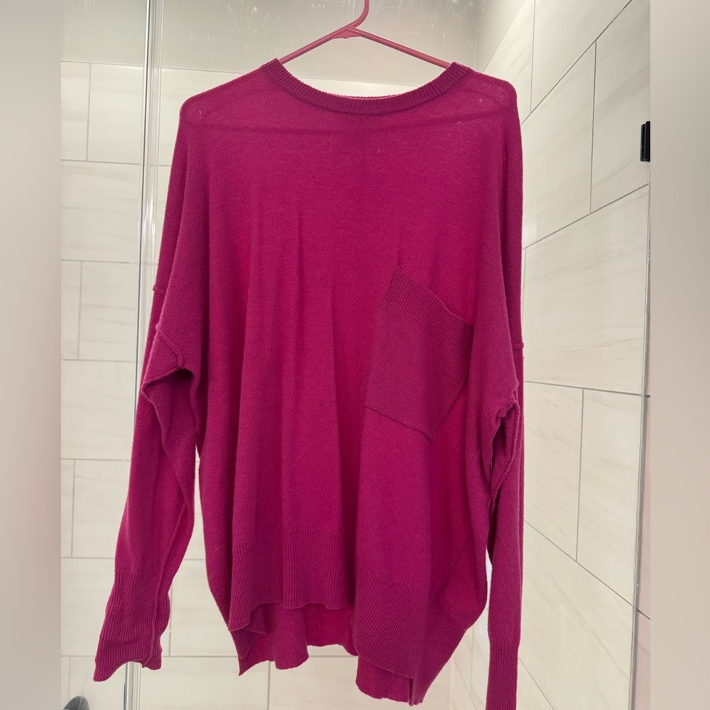 Free People cashmere Crewneck sweater